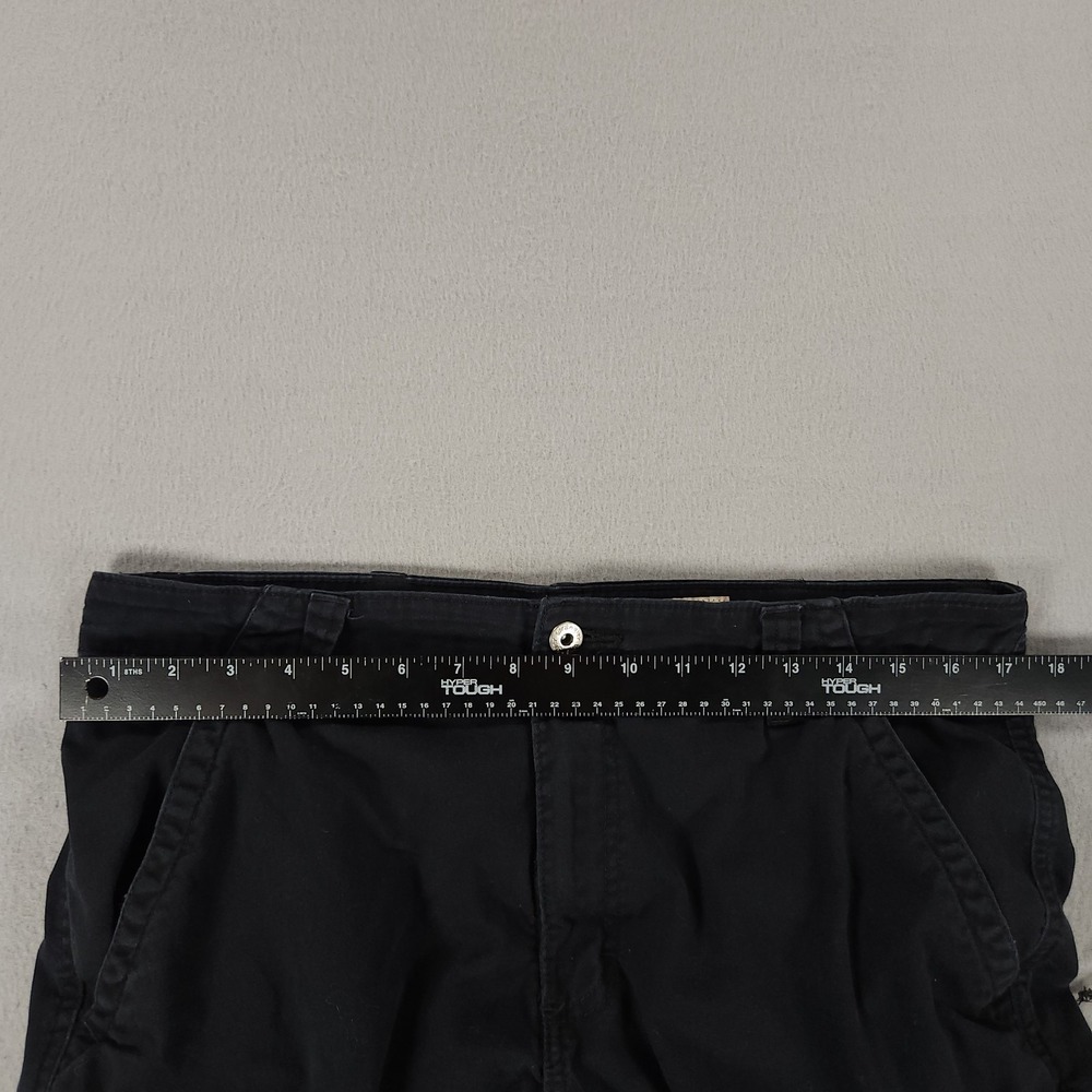 Wrangler Mens Regular Taper Cargo Pants Black 34x30 Cotton Stretch 112326301 - Picture 6 of 12